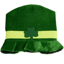 Chapeau haut-de-forme Saint-Patrick taille adulte polyester vert < Gifi New