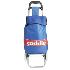 Chariot de course bleu 33x28xH86cm < Gifi Online