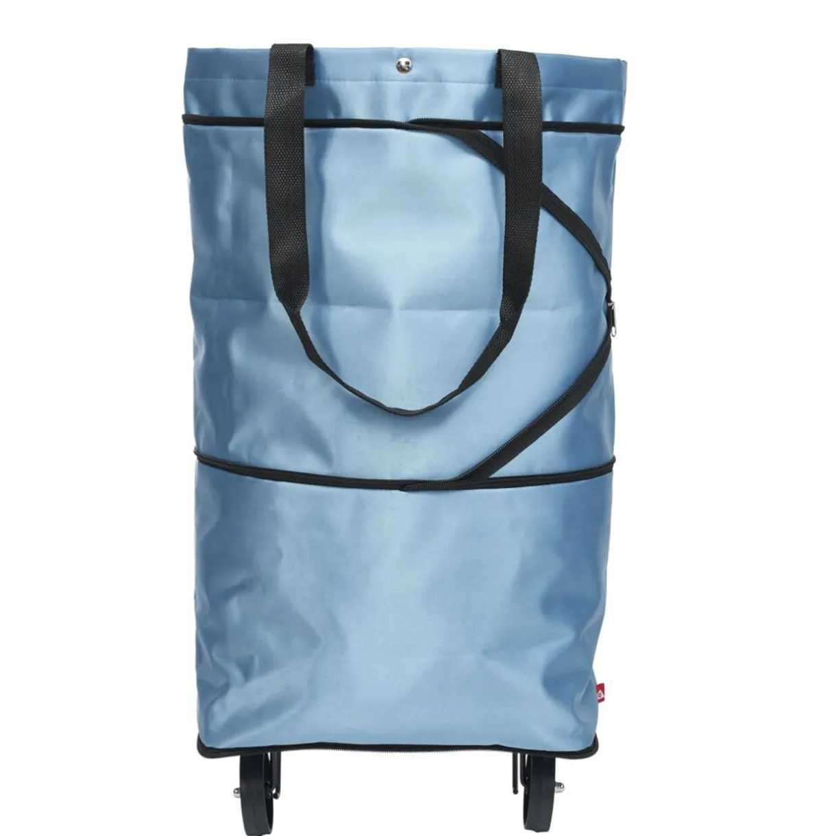 Chariot de course cabas 2-en-1 bleu < Gifi Hot
