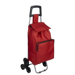 Chariot de course 3 roues rouge 35x18xH97cm < Gifi Hot