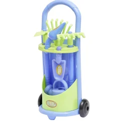 Chariot de jardinage enfant en plastique 7 pièces 20x12xH55cm