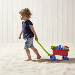 Chariot de plage garni pour enfant plastique 69,5x20xH20,5cm (7 pièces) < Gifi Discount