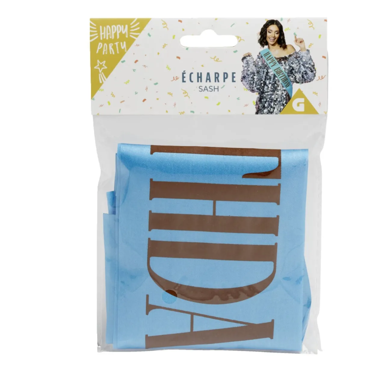 Écharpe anniversaire Happy Birthday L160cm (2 modèles) < Gifi Outlet