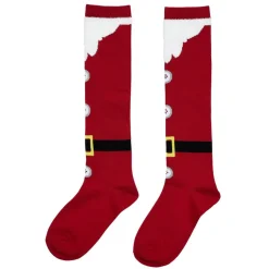 Chaussette de Noël haute rouge et blanc 47cm < Gifi Best