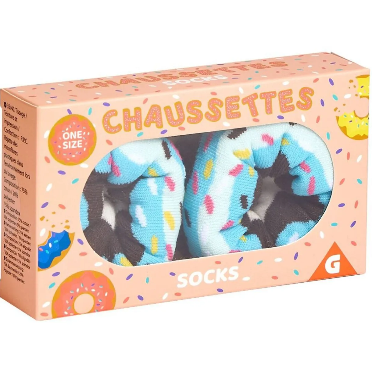 Chaussettes donut fun - Taille unique < Gifi Outlet