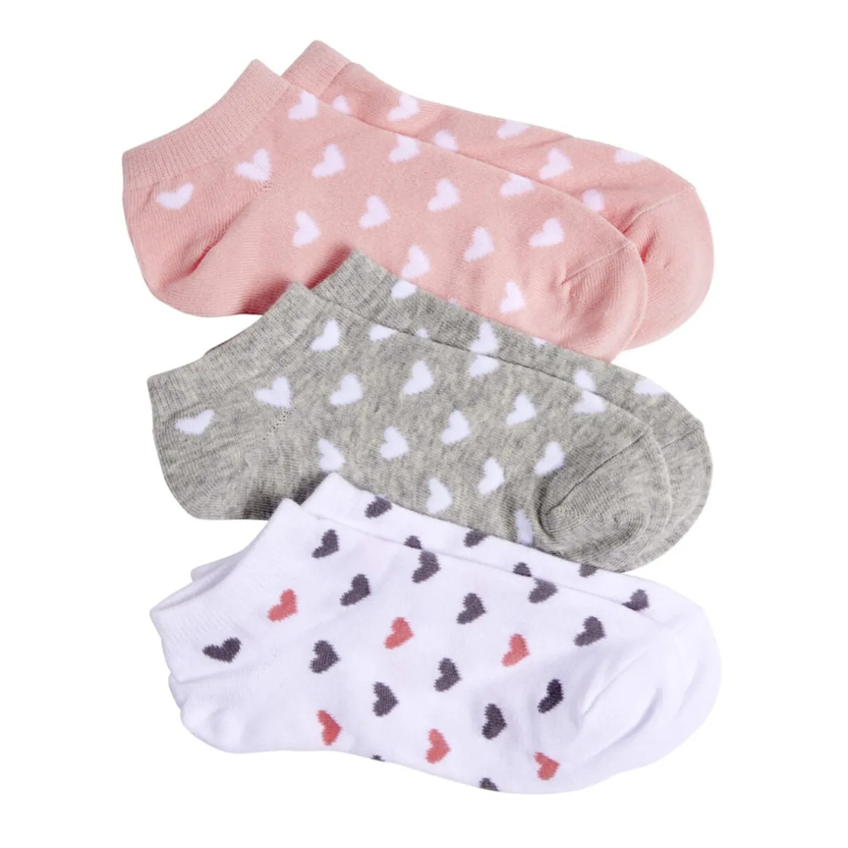 Chaussettes enfant fille tige courte polycoton 3 paires 31/35 < Gifi Sale