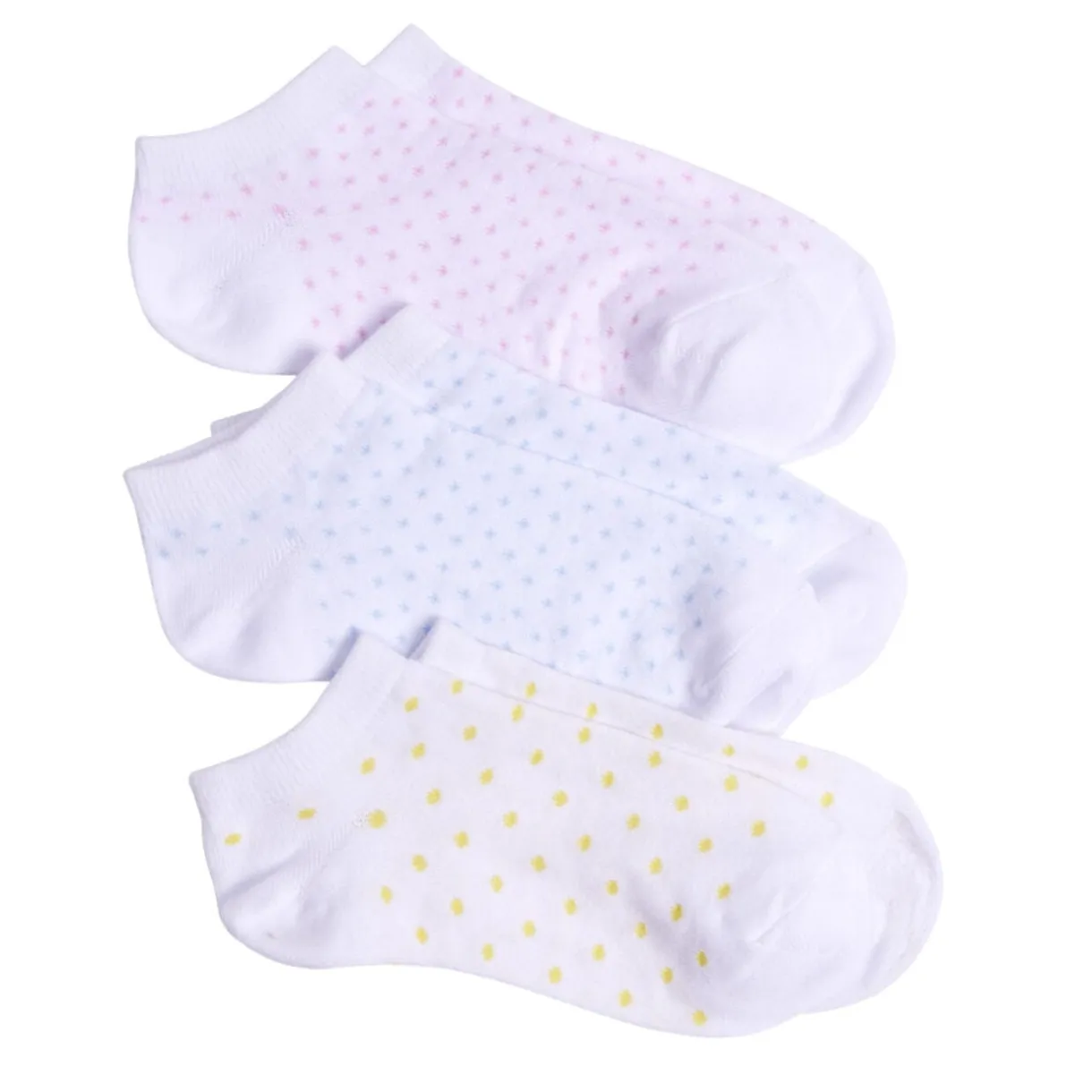 Chaussettes enfant fille tige courte polycoton 3 paires 31/35 < Gifi Sale