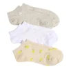 Chaussettes femme tige courte polycoton 3 paires 36/40 < Gifi Discount