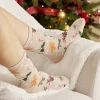 Chaussettes femme tige haute x5 motif Noël T36/40