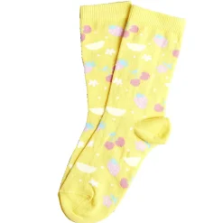 Chaussettes fille jaunes motifs fruits T26/35 < Gifi Best