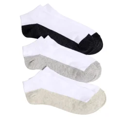 Chaussettes homme tige courte polycoton 3 paires 41/45 < Gifi Outlet