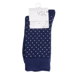 Chaussettes homme tige longue polycoton 3 paires 41/45 < Gifi New