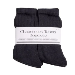 Chaussettes mixte tennis coton tige haute x10 paires (2 modèles)