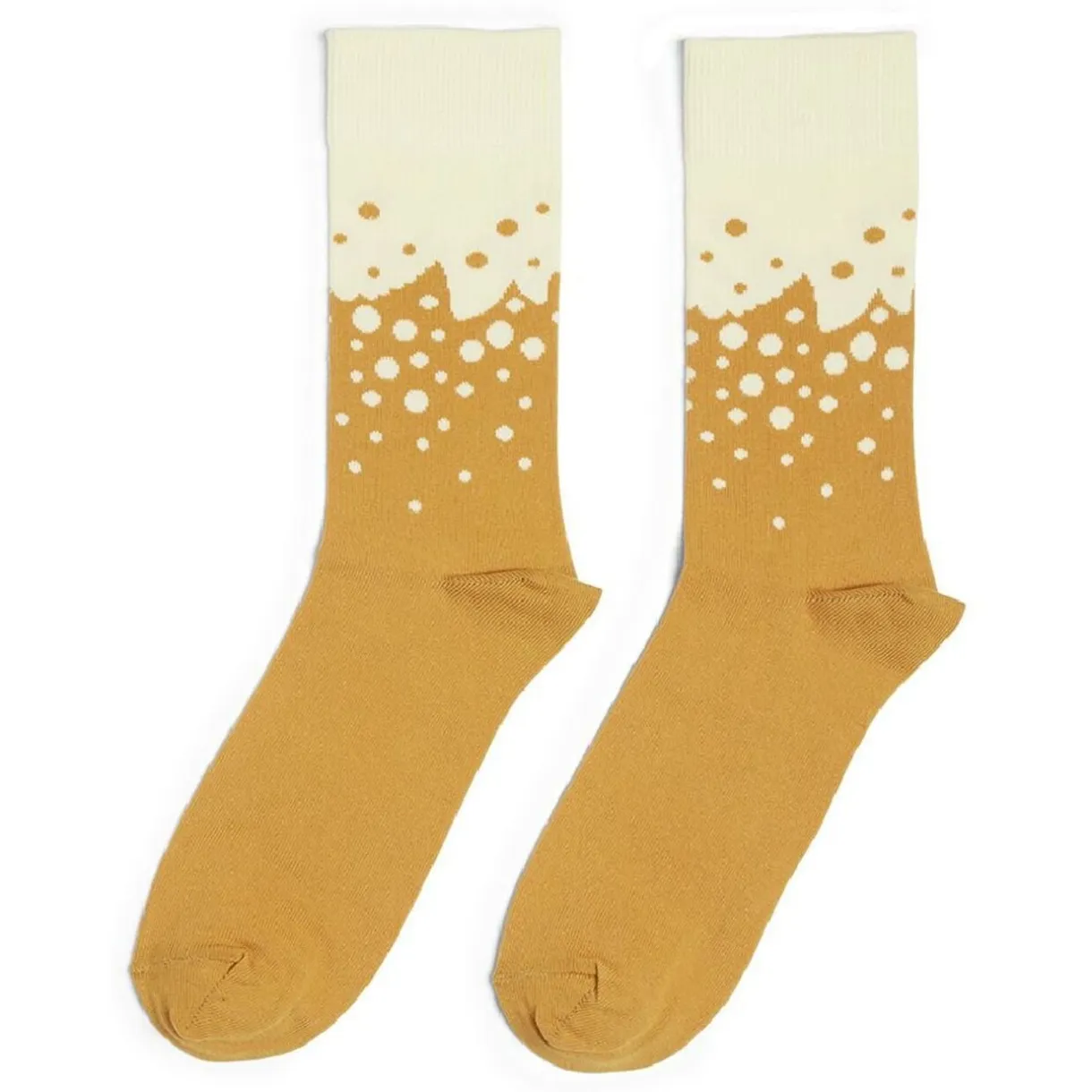 Chaussettes originales motif pois jaune/beige - T41/45 < Gifi New