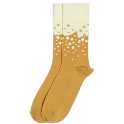 Chaussettes originales motif pois jaune/beige - T41/45 < Gifi New