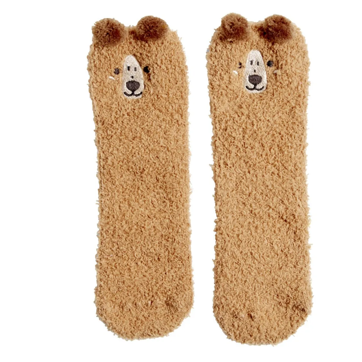 Chaussettes ours mixte marron TU < Gifi Online