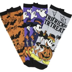 Chaussettes unisexe x3 Halloween Disney T27 à 38 (2 modèles Mickey ou Stitch)