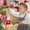 Chaussette à suspendre ourson "Mon 1er Noël" 7,5x15cm