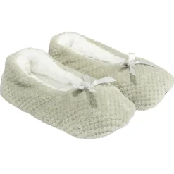 Chaussons ballerines fourrés femme gris 38/39 < Gifi Online