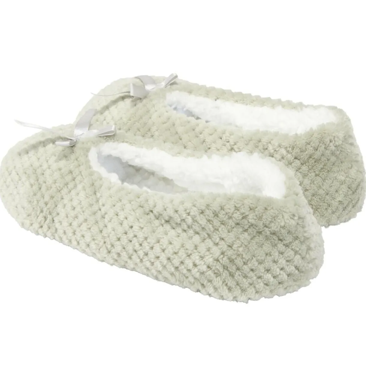 Chaussons ballerines fourrés femme beige 36/37 < Gifi Hot