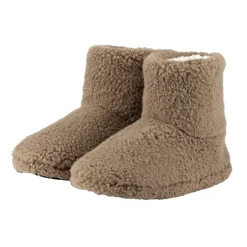 Chaussons bottes bouclette polyester marron 36/37 < Gifi Hot