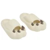 Chaussons griffe caoutchouc beige 36/37 < Gifi Discount