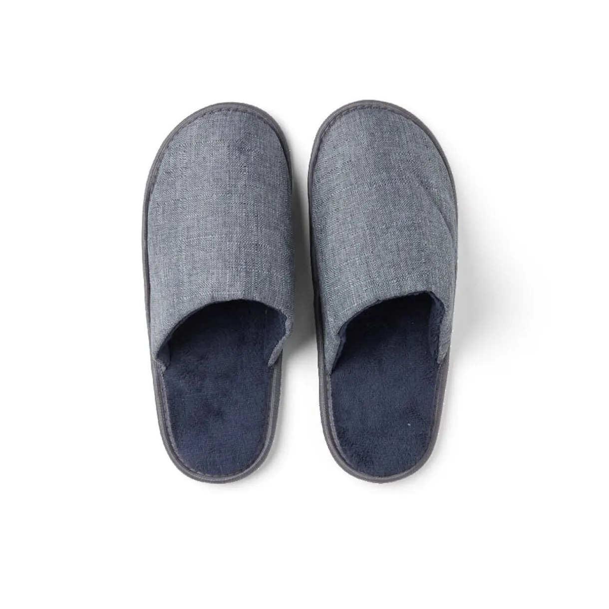 Chaussons mule pour homme T44/45 Bleu < Gifi