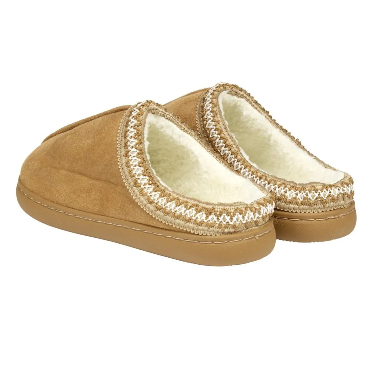 Chaussons mules femme marron 38/39