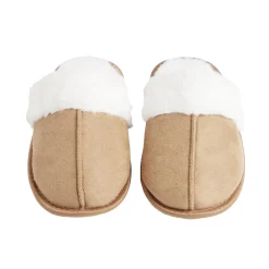 Chaussons mules femme marron fourrées T40/41