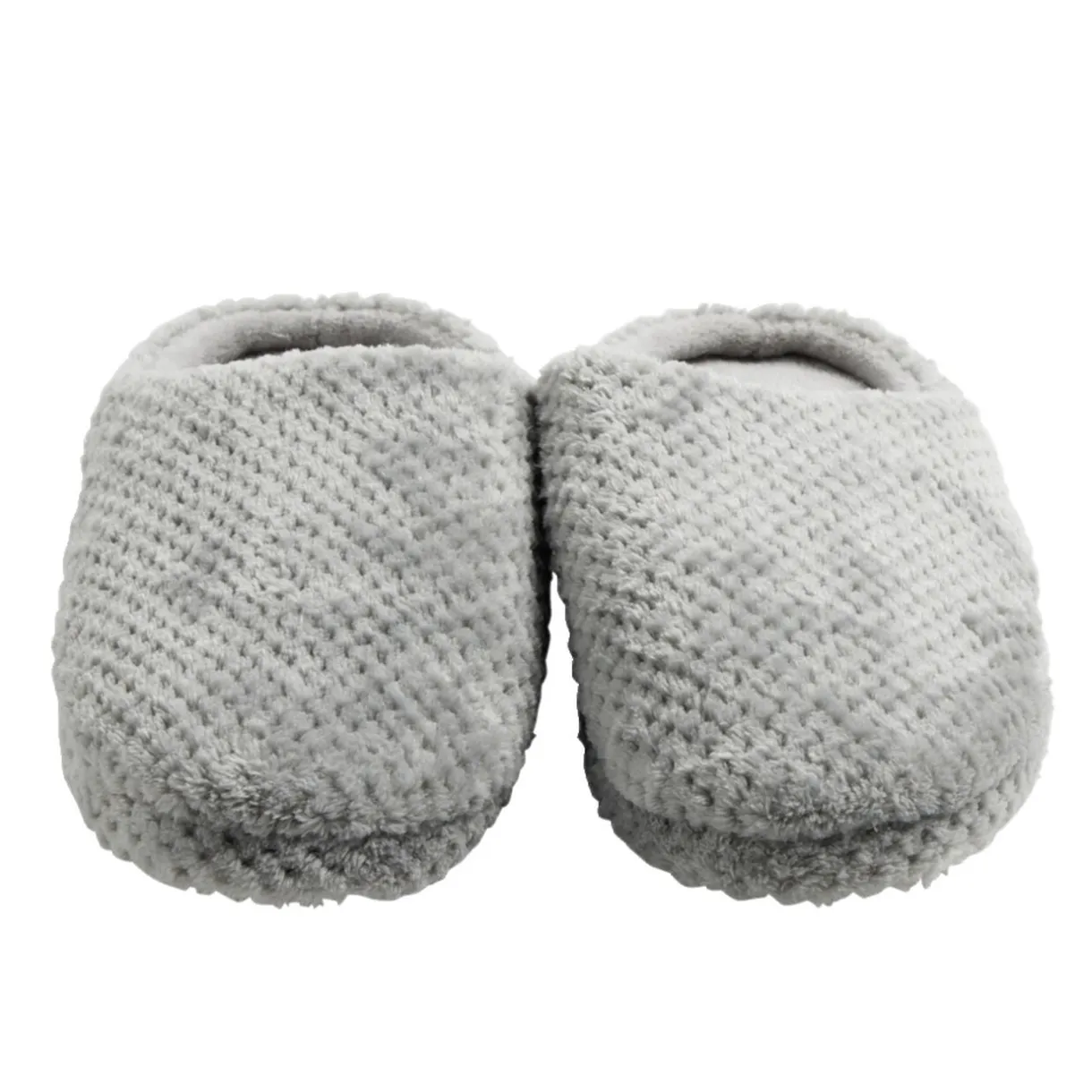 Chaussons mules unisexe gris motif quadrillé T36/37 < Gifi Hot