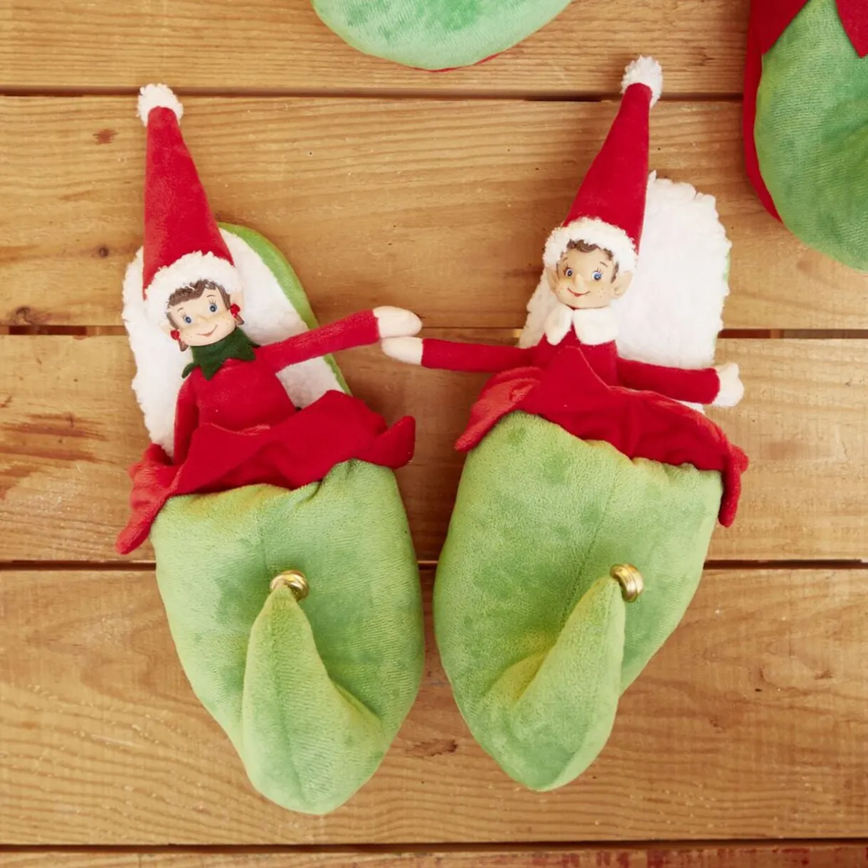 Chaussons Noël mixte lutin verts T36 à 45 < Gifi Discount