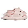 Chaussons requin enfant caoutchouc gris et rose 34/35