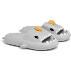 Chaussons requin flamme caoutchouc gris 38/39 < Gifi Discount