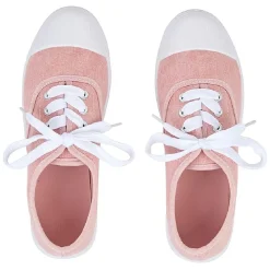 Chaussure en toile coton rose T38