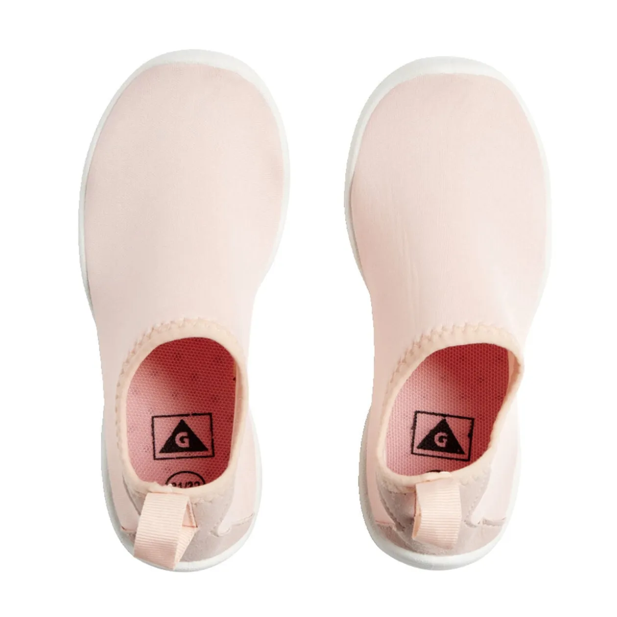 Chaussures d'eau enfant caoutchouc rouge corail T31/32