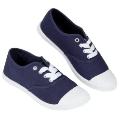 Chaussures en toile de coton bleu marine t 36 < Gifi Sale