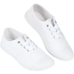 Chaussures en toile de coton blanc t 36 < Gifi Best
