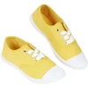 Chaussures en toile de coton jaune t 36 < Gifi