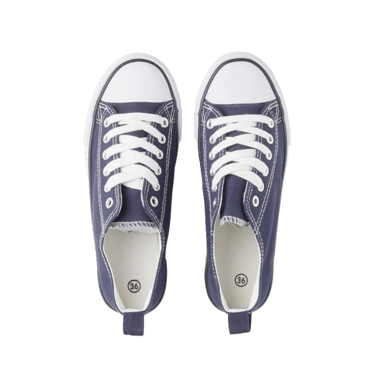 Chaussures femme toiles bleu marine T36 à T40