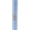 Chemin de table à carreaux rose ou bleu polycoton L300x28cm