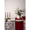 Chemin de table imitation velours L300X28 cm rouge < Gifi Clearance