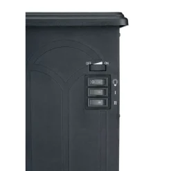 Cheminée électrique chauffante 800-1500W effet flamme 37x23xH44cm
