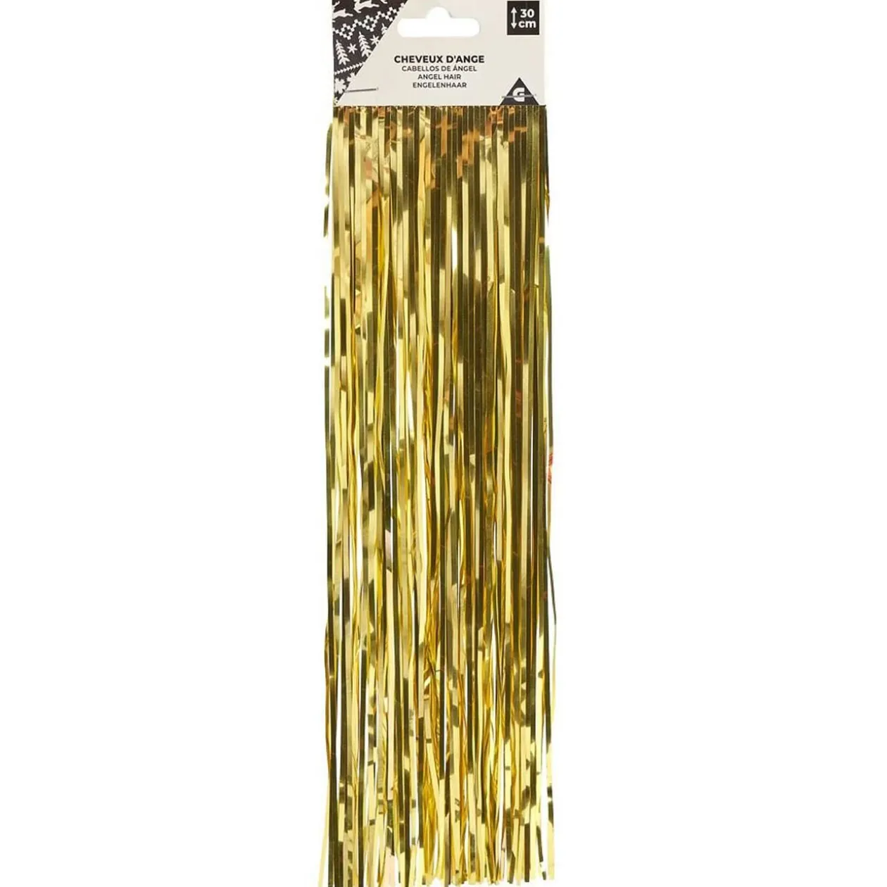 Cheveux d'ange L30cm doré