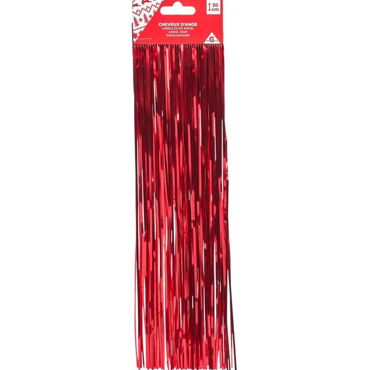 Cheveux d'ange L30cm rouge < Gifi New