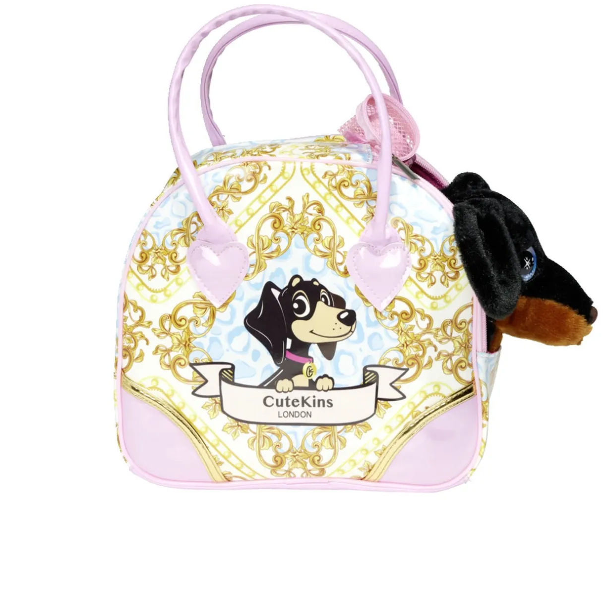 Chien peluche avec sac de transport < Gifi Hot