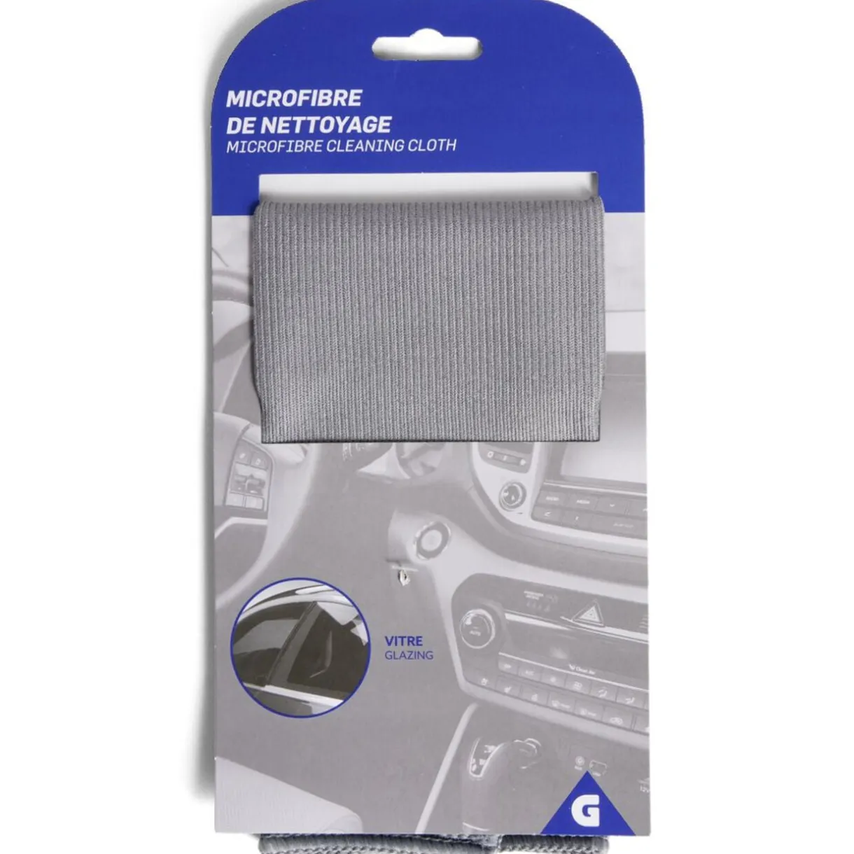 Chiffon pour vitre de voiture en microfibre bleu < Gifi Clearance