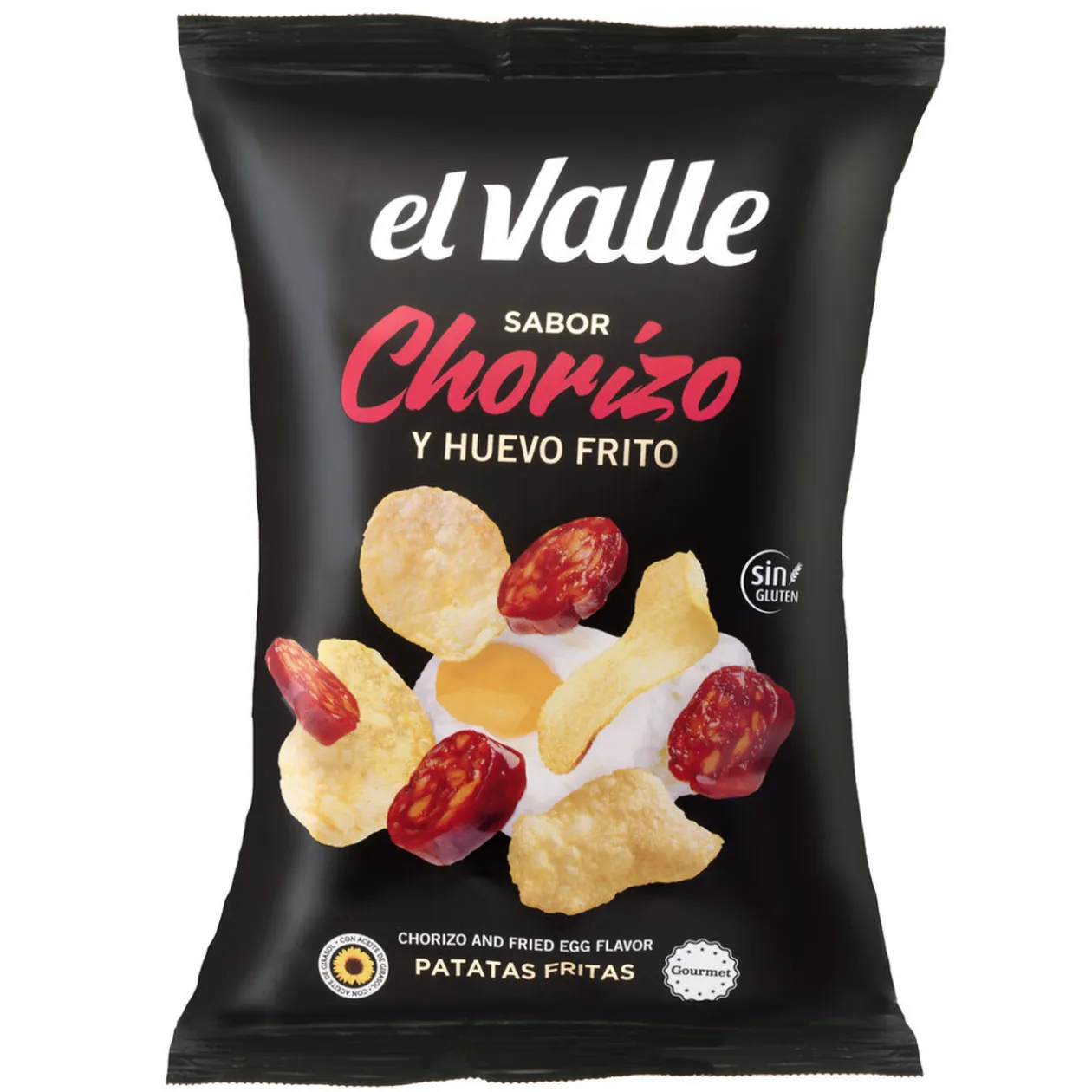 Chips El Valle saveur chorizo et oeuf au plat 130g