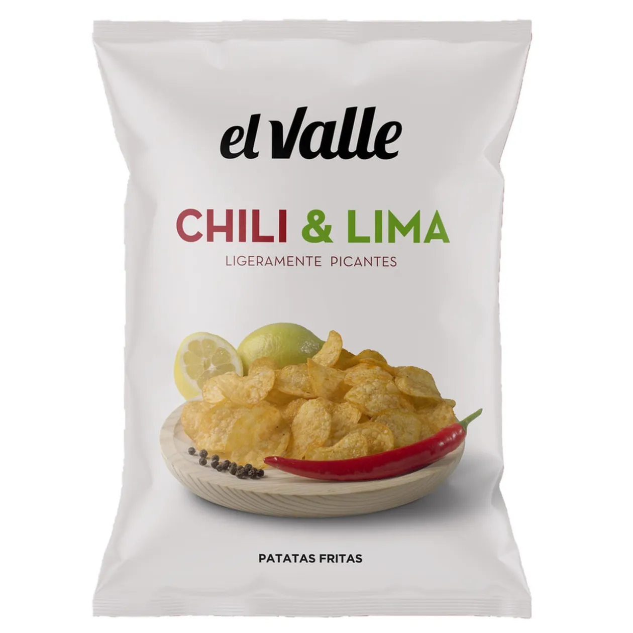 Chips El Valle saveur piment et citron vert 130g