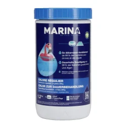 Chlore régulier galet 200g Marina 1,2kg < Gifi