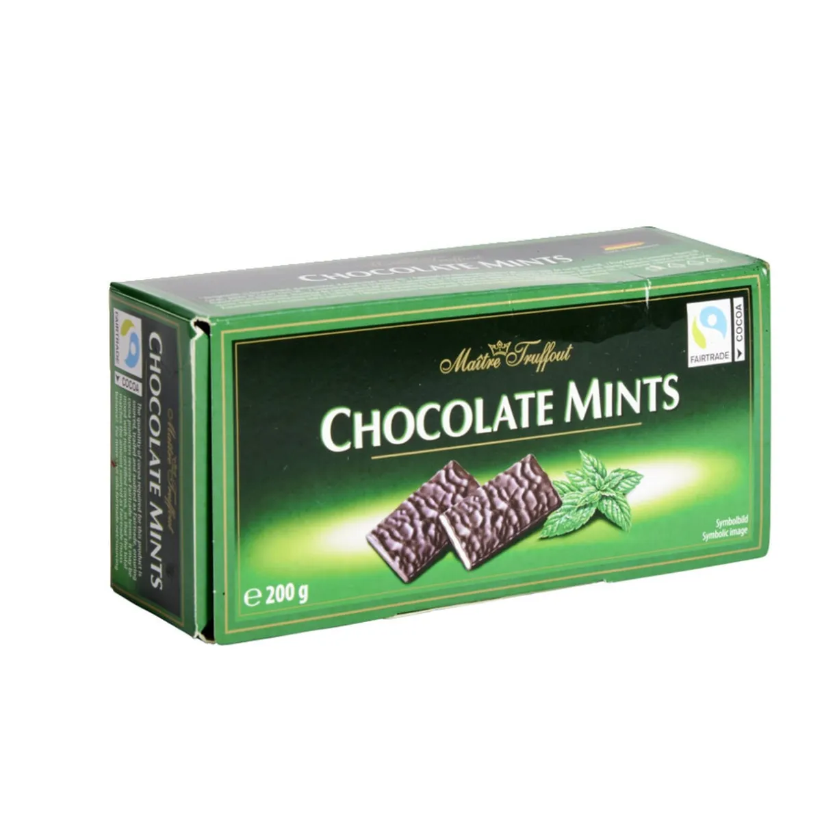 Chocolats noir fourrés à la crème de menthe 200Gr < Gifi Outlet